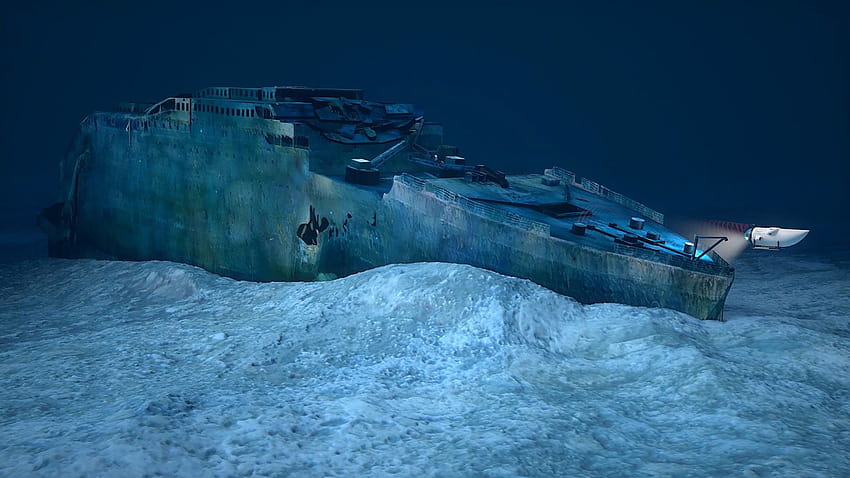 タイタニックの難破船サイト、有名な難破船のダイビング ツアーが 2019 年に開始 高画質の壁紙