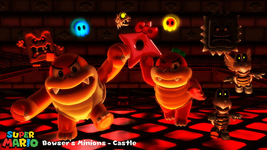 Mmd Model Bowsers Minions Bowsers Castle Super Mario Hd Wallpaper