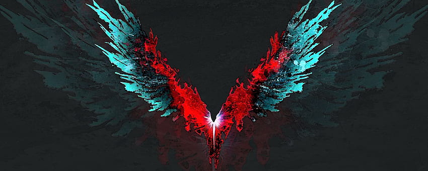 Devil May Cry 5, video game, wings, logo, devil wings HD wallpaper | Pxfuel