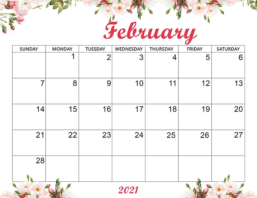 February 2021 calendar HD wallpaper | Pxfuel
