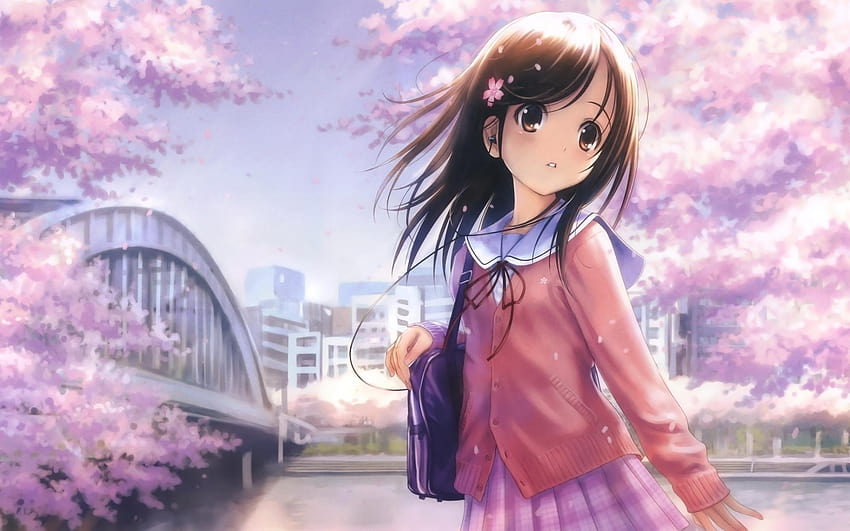 Cute Anime on Get, girly scenic HD wallpaper