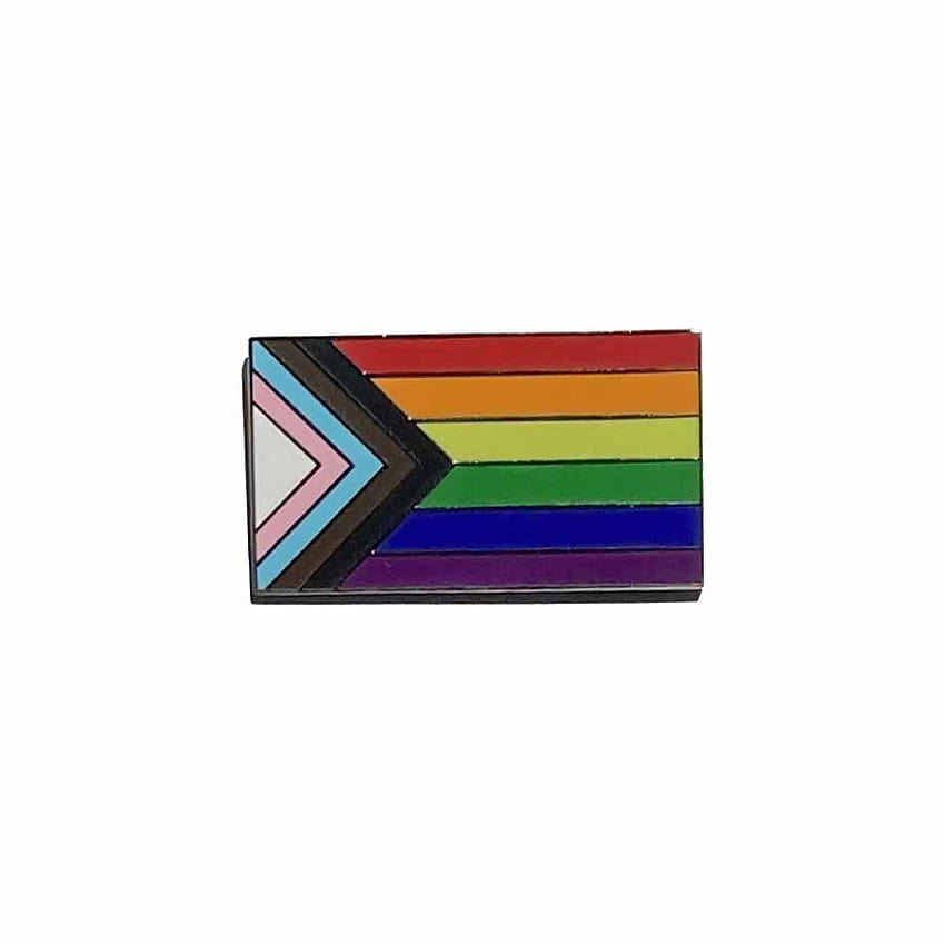 Daniel Quasar Progress Pride Rainbow Flag Pin at Adam's Nest HD phone wallpaper