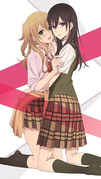 Citrus anime girls love manga mei romance school yuzu HD phone  wallpaper  Peakpx