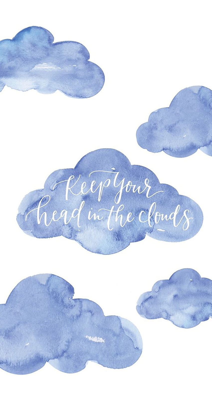 about quotes in backgrounds by Fabiola Pastén Henry, head in the clouds HD phone wallpaper