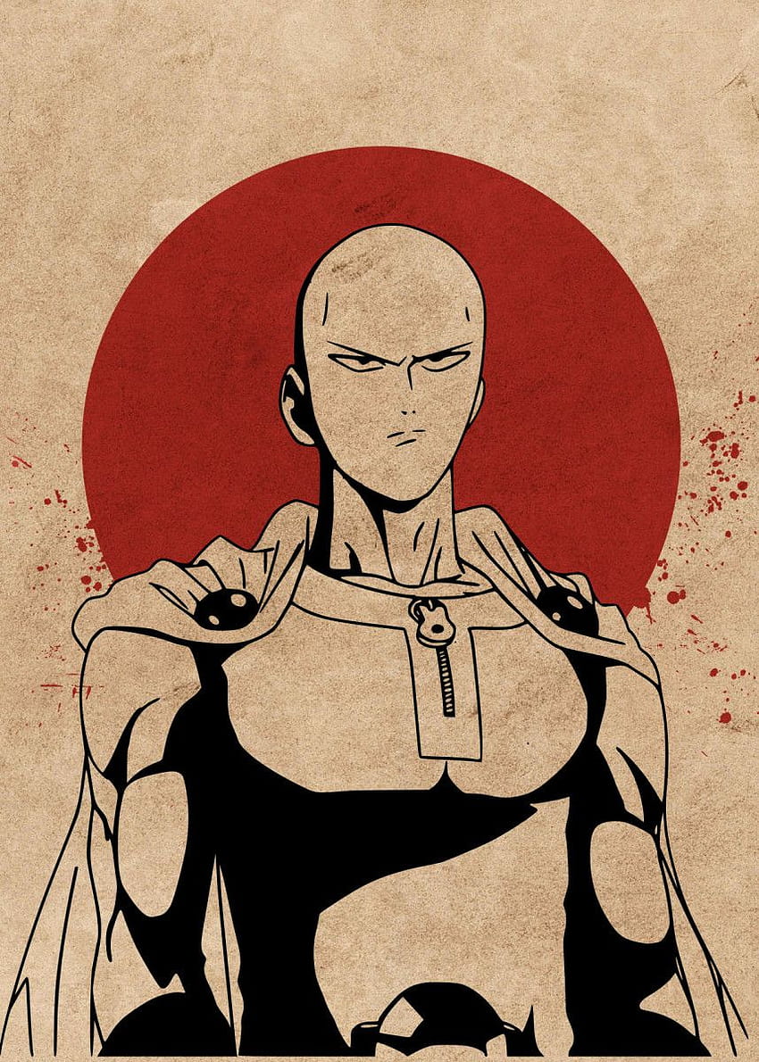 Saitama One Punch Man' Poster by Everything Anime, one punch man poster HD phone wallpaper
