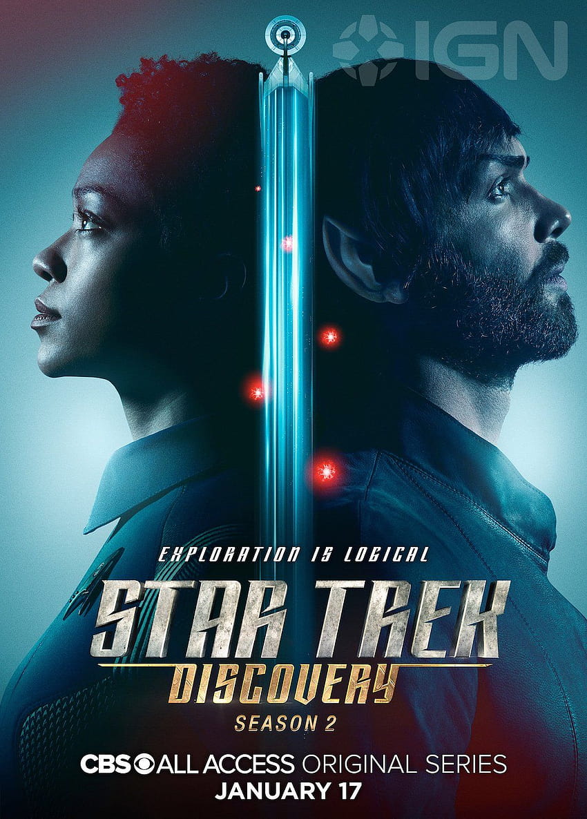 Nouvelles affiches et distribution de la saison 2 de 'Star Trek: Discovery', le premier épisode obtient un titre - TrekMovie, personnages du film star trek Fond d'écran de téléphone HD