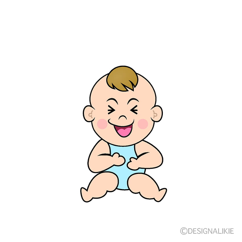 Laughing Baby Boy Cartoon ｜Charatoon HD phone wallpaper