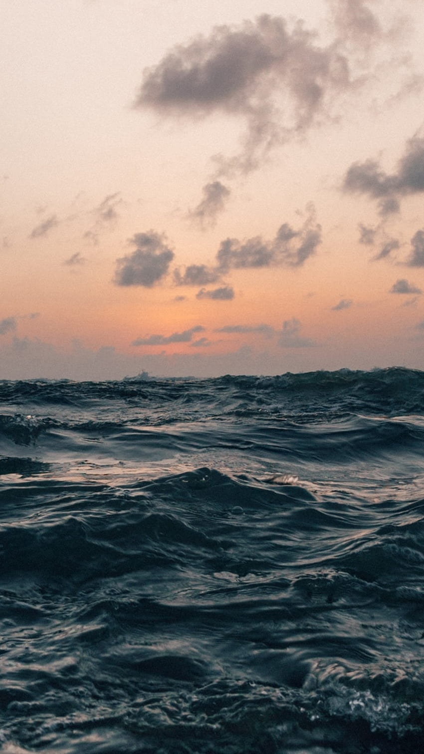Wzburzone morze iPhone 6 / 6S Plus, wzburzone morze Tapeta na telefon HD