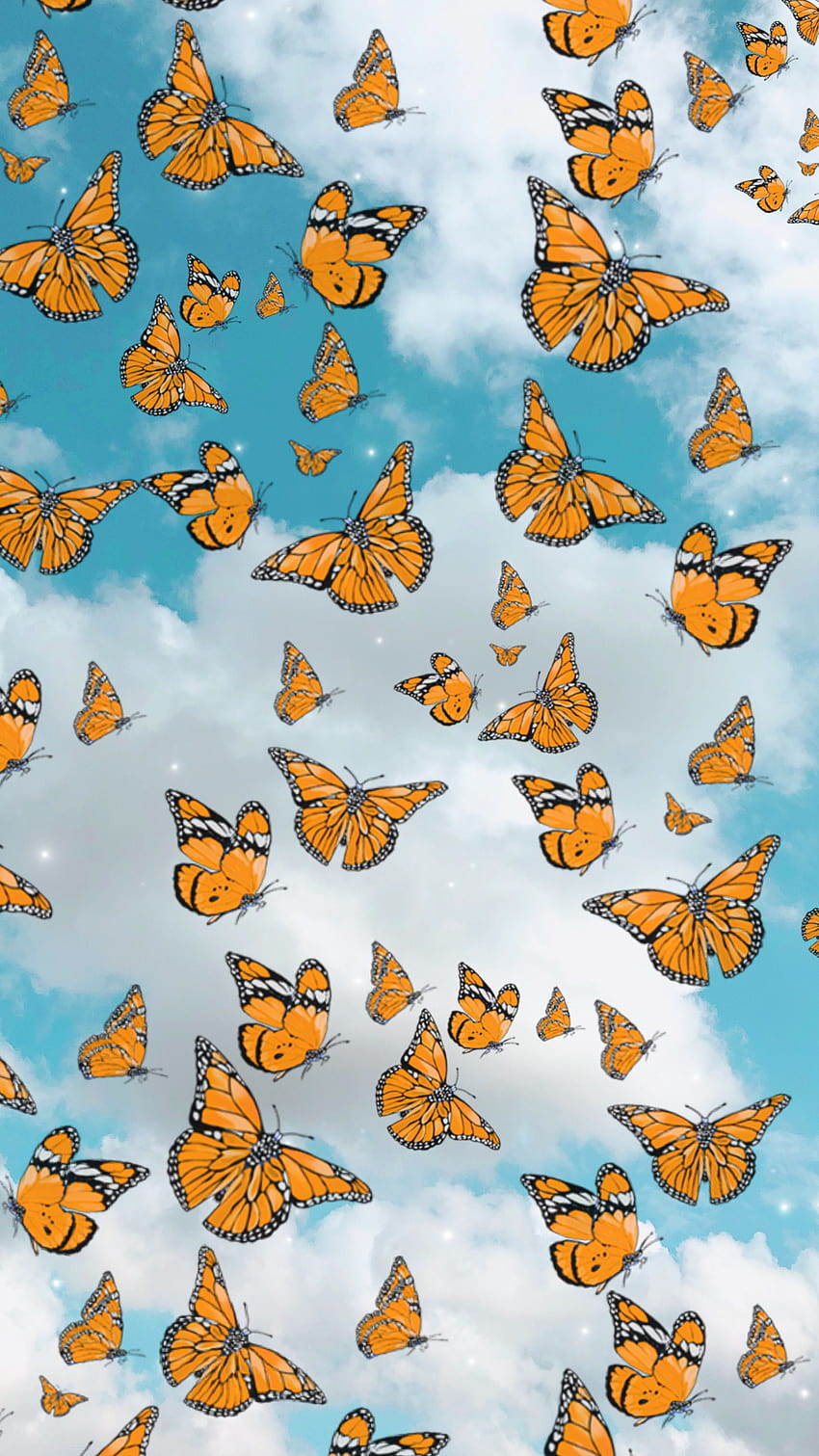 Cute Aesthetic Butterflies Wallpapers  Wallpaper Cave