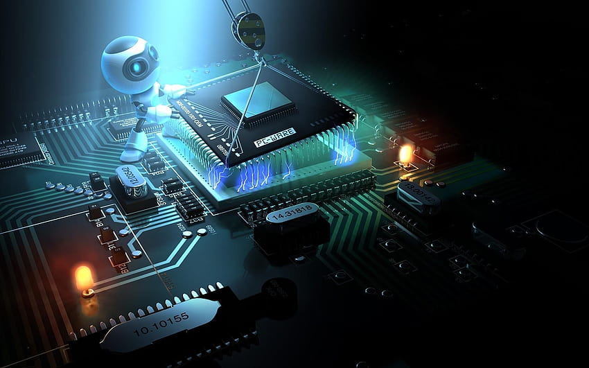 : robot, technology, CPU, processor, electronics, sound, upgrade, installation, graphics, computer , personal computer hardware, chip, electronic engineering, software engineering 1920x1200 HD wallpaper