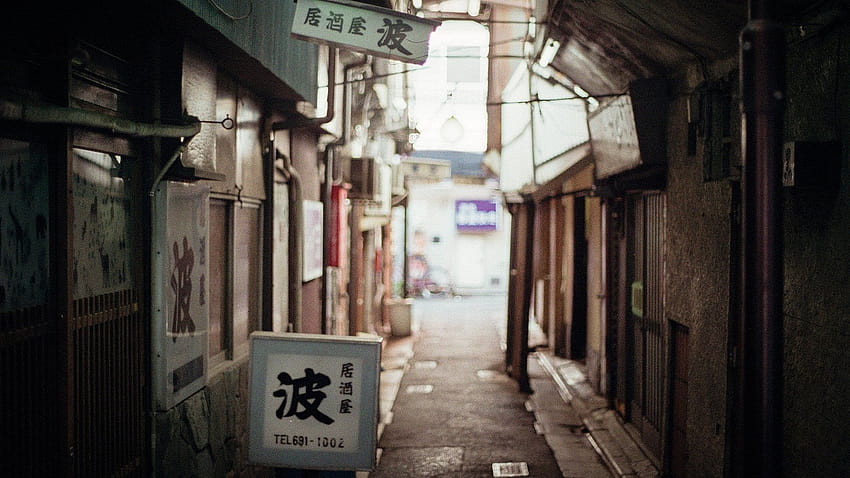 japon sokak yolu [1920x1080] : HD duvar kağıdı