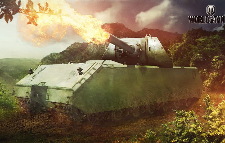 เกม, World of Tanks, Maus, Wargaming Net, FuriousGFX วอลล์เปเปอร์ HD