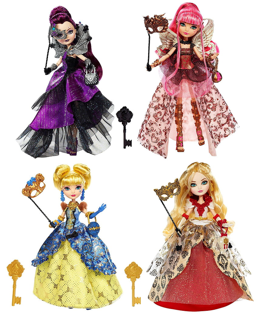Ever After High Thronecoming Complete Set of 4 Dolls, raven queen thronecoming HD phone wallpaper