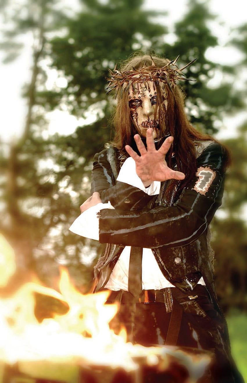 2008 年 10 月の Drum Magazine の Joey Jordison hoot、joey jordison slipknot HD電話の壁紙