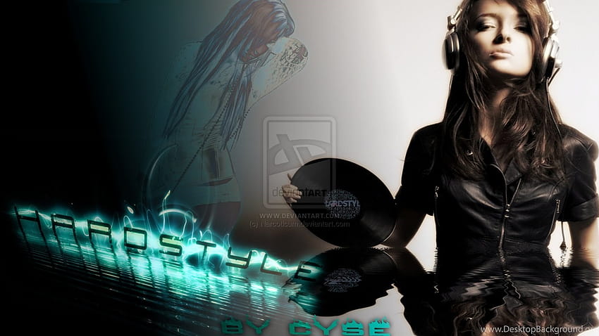 Pleven.fr 배경의 DJ 소녀, 여성 DJ HD 월페이퍼