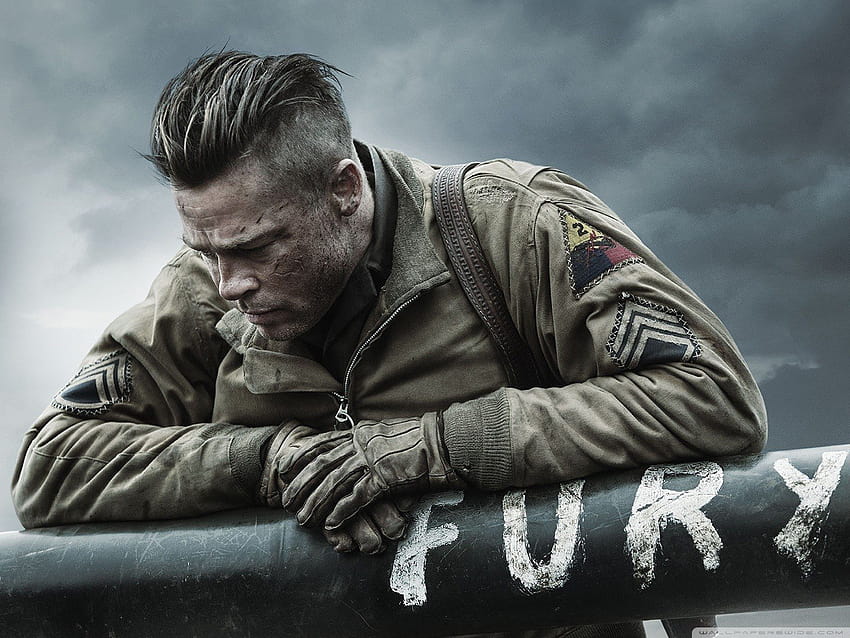 Fury, Tank, Brad Pitt / and Mobile &, fury แบรด พิตต์ วอลล์เปเปอร์ HD