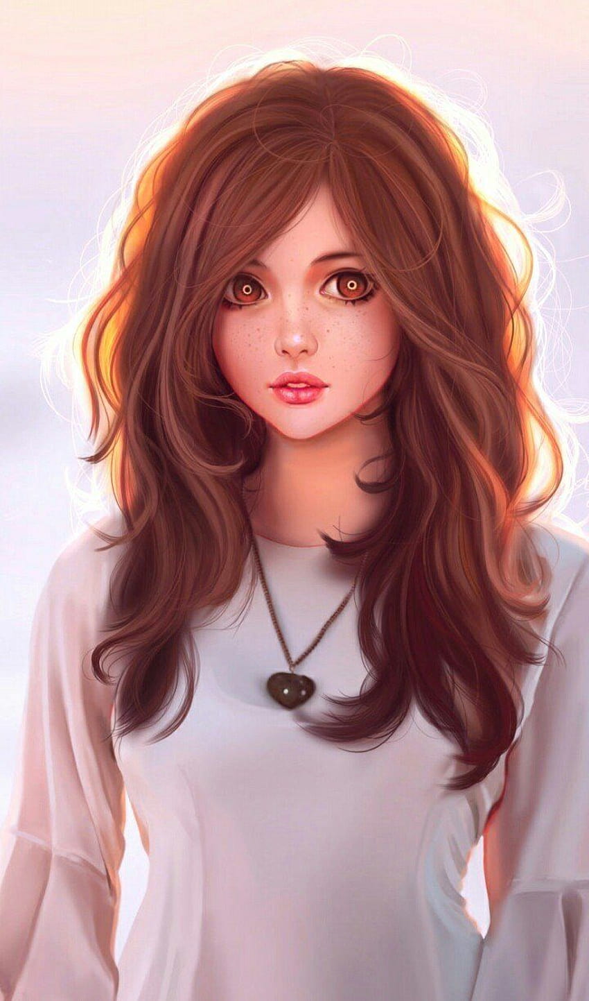 Beauty Cute Cartoon Girl, cartoon attitude girl HD phone wallpaper ...