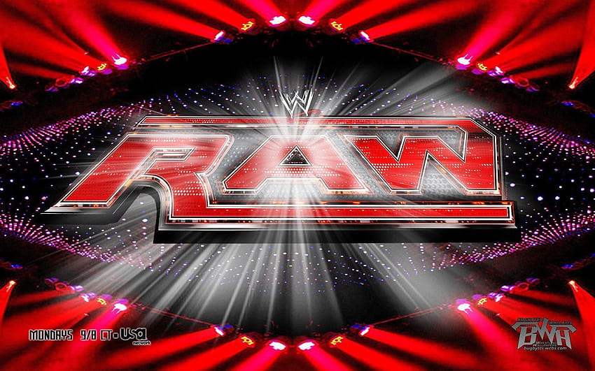 WWE RAW Red Wrestling Logo T-Shirt Men's Medium Preowned WWF | eBay