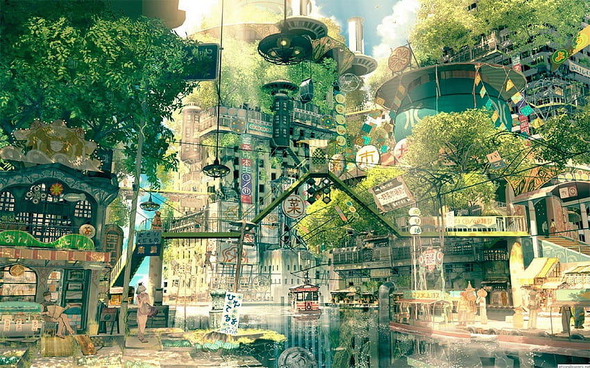Desa Naruto, konoha Wallpaper HD