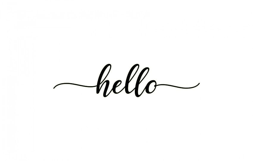 letters, hi, the word, hello , section, hello word HD wallpaper