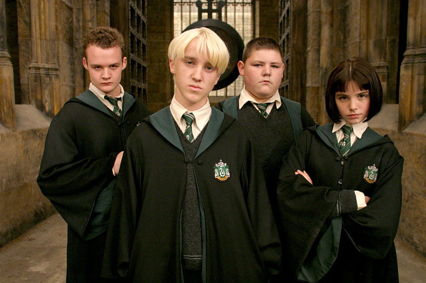 Pansy Parkinson with Malfoy gang HD wallpaper