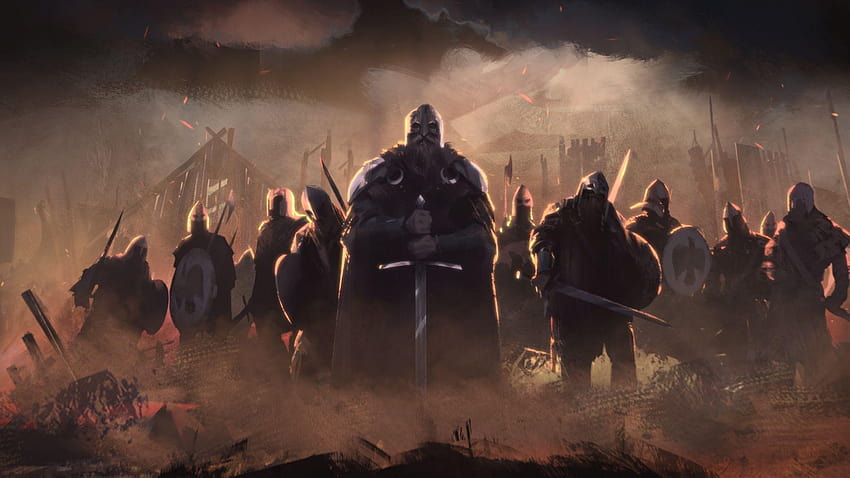 Vikingos después de una incursión. de Total War: Three Kingdoms, guerra total tres reinos fondo de pantalla