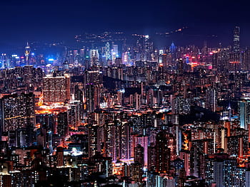 香港城市夜景高清桌面壁纸 宽屏 高清晰度 全屏 Ta Hd Wallpaper Pxfuel