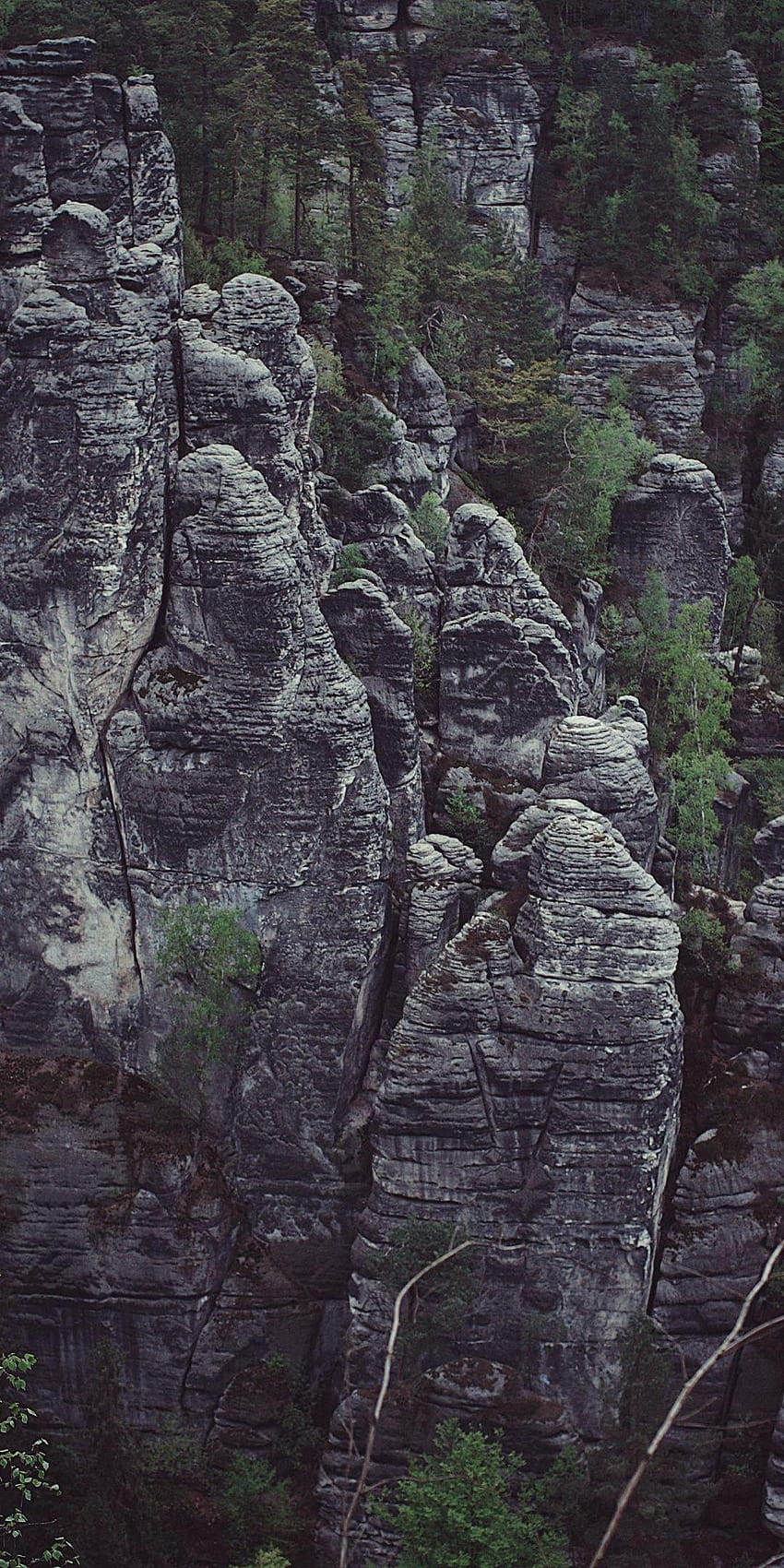 Falaises rocheuses, rochers, nature, falaise rocheuse d'automne Fond d'écran de téléphone HD