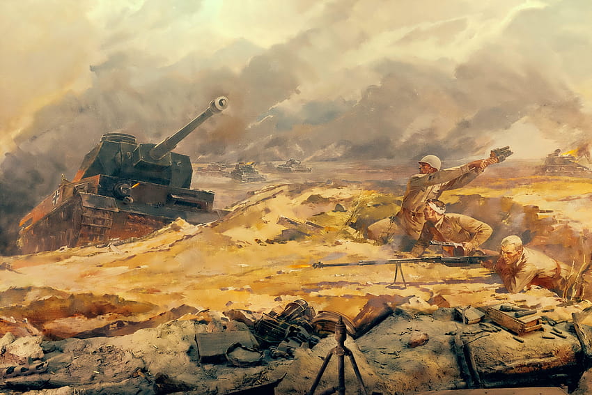 soldiers, tank, war, painting, VietNam, gun, rifles, injured, vietnam war HD wallpaper