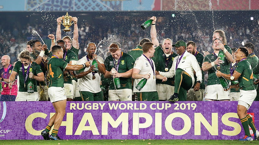 Rugby Dünya Kupası 2019: Clinical Springboks, mutlu ev sahipleri, Irish de, springboks kupası HD duvar kağıdı
