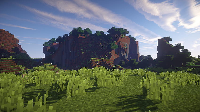 Thought I would try Shaders... And I got a new backgrounds : Minecraft, minecraf background HD wallpaper