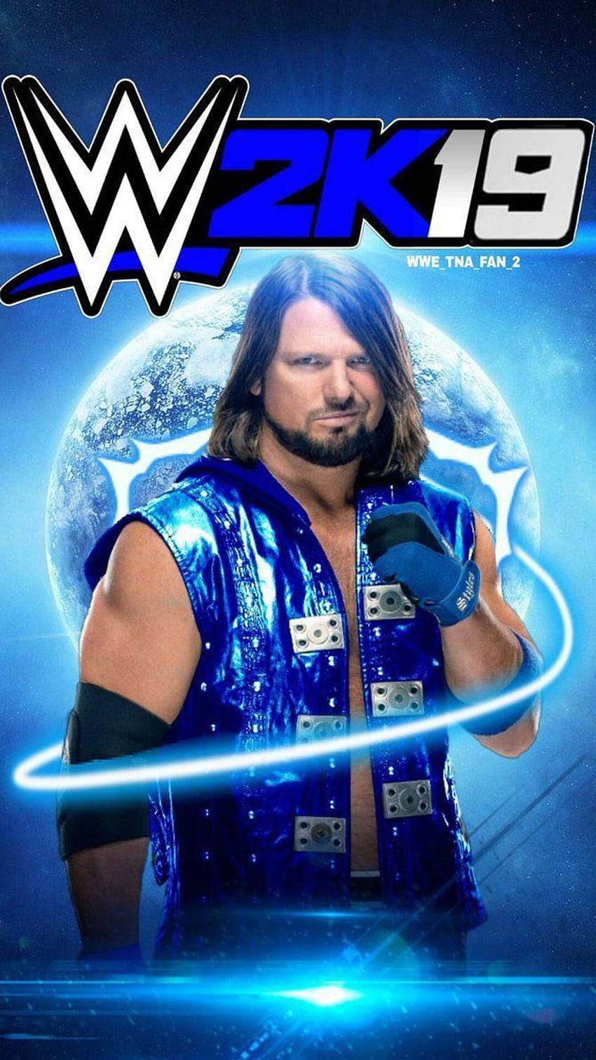 WWE 19 AJ Styles Custom Cover by WWETNAFAN2 HD phone wallpaper | Pxfuel