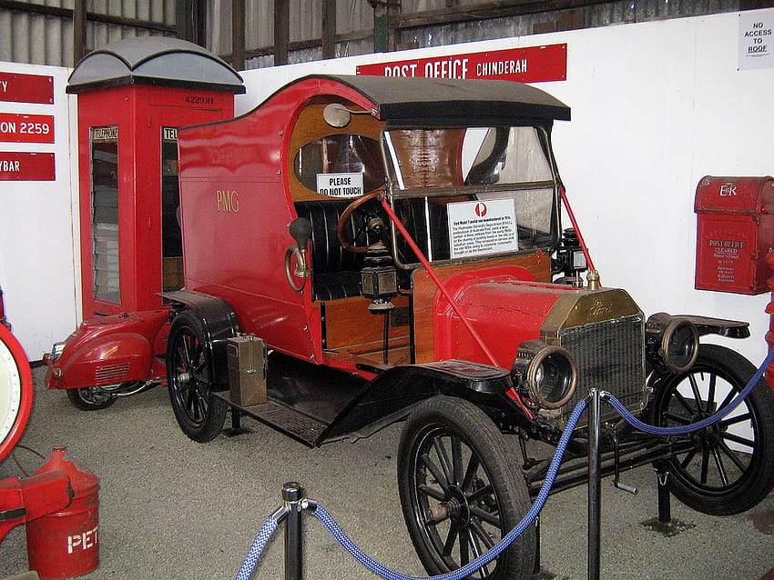 1914 Ford Model T Post Van HD wallpaper