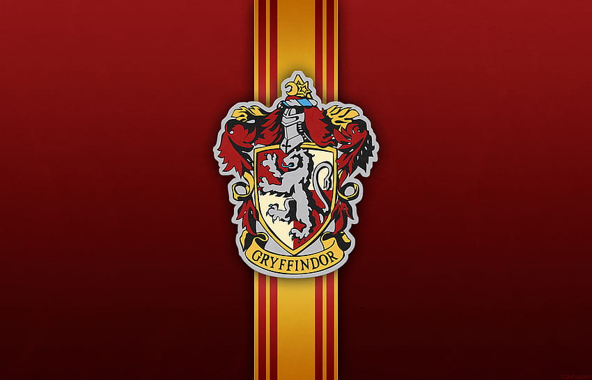 Stemma di Harry Potter Grifondoro su cane, stemma Sfondo HD