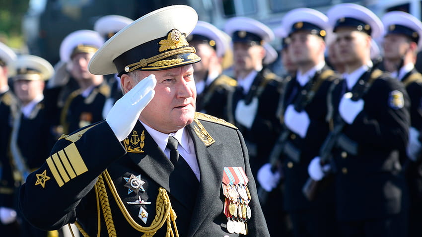Saludo del soldado de la Armada rusa, saludo del ejército fondo de pantalla