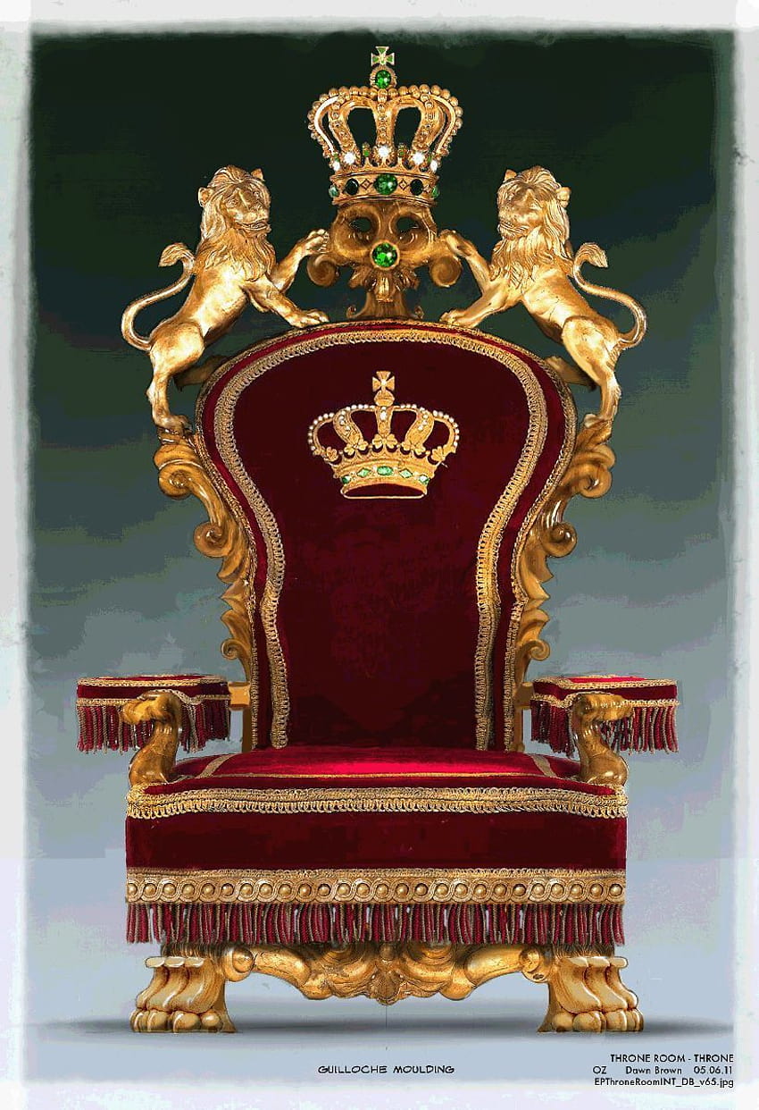 Königsstuhl, königlicher Stuhl HD-Handy-Hintergrundbild