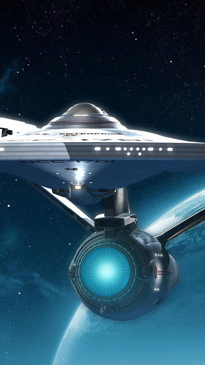 iPhone Star Trek Enterprise, ponsel pelayar star trek wallpaper ponsel HD