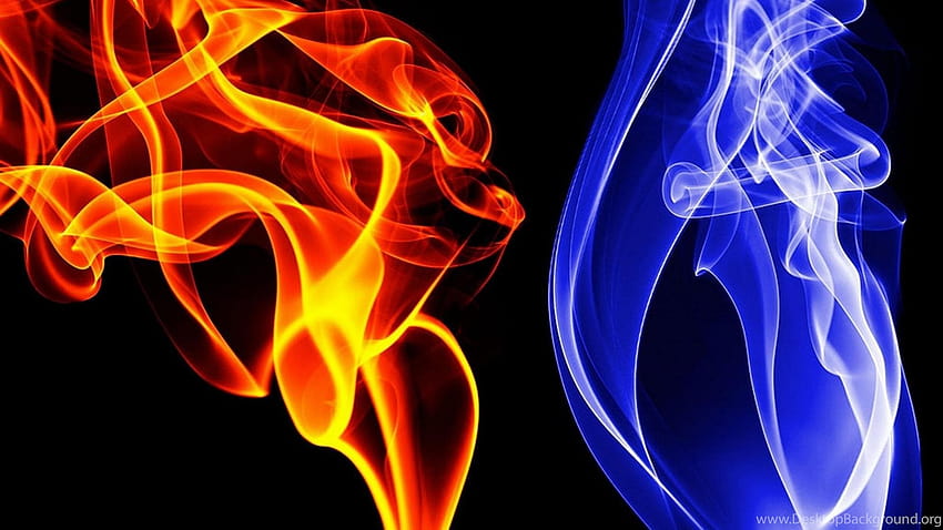 Blue Red Smoke Backgrounds, red and blue smoke HD wallpaper