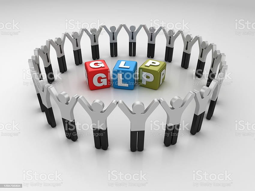 Pictogram Teamwork With Glp Buzzword Cubes 3d Rendering Stock HD wallpaper