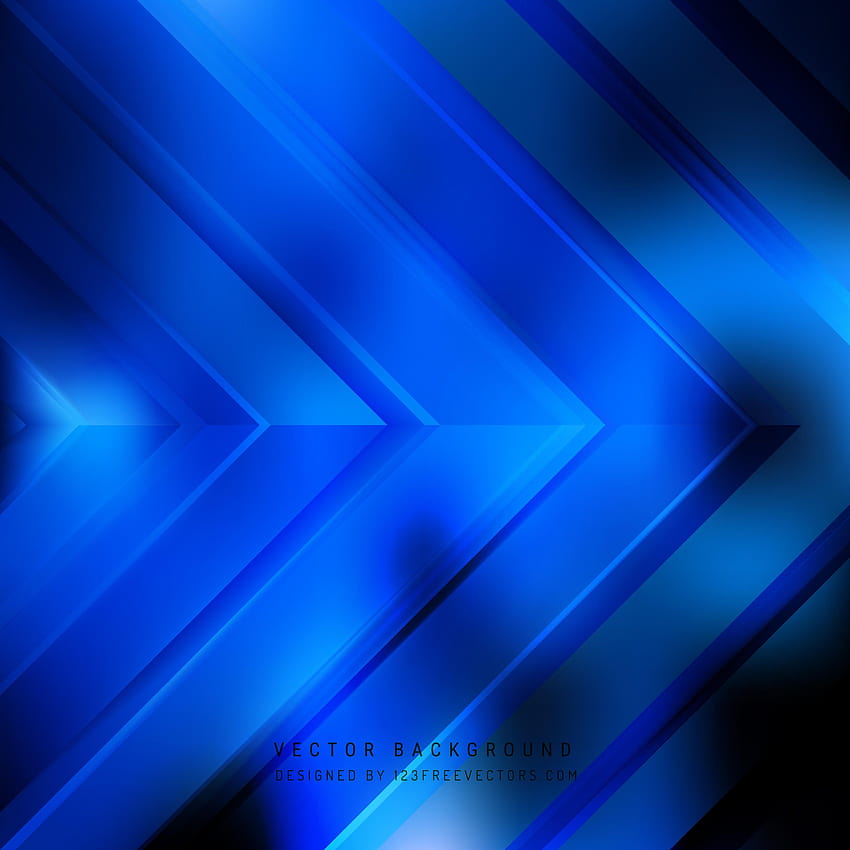Desain Latar Belakang Panah Biru Abstrak, latar belakang desain biru langit wallpaper ponsel HD