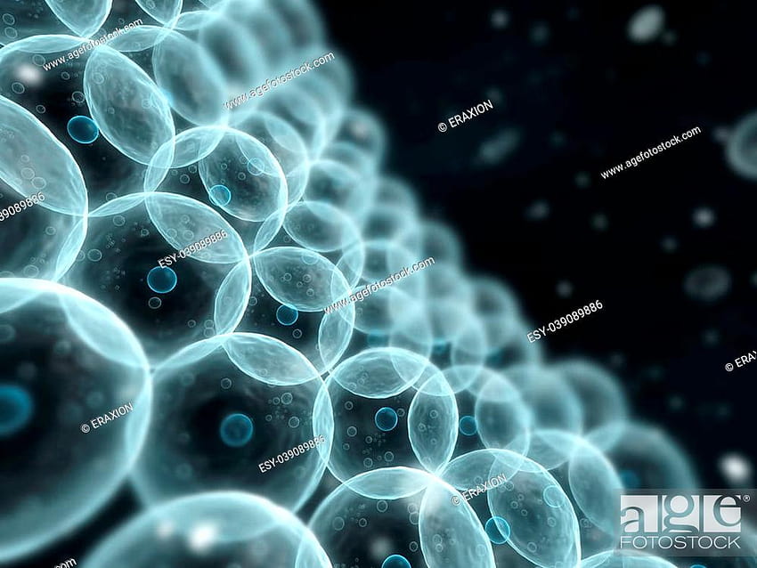 3d изено отблизо на някои човешки клетки, запаси и нискобюджетни роялти. Снимка ESY HD тапет