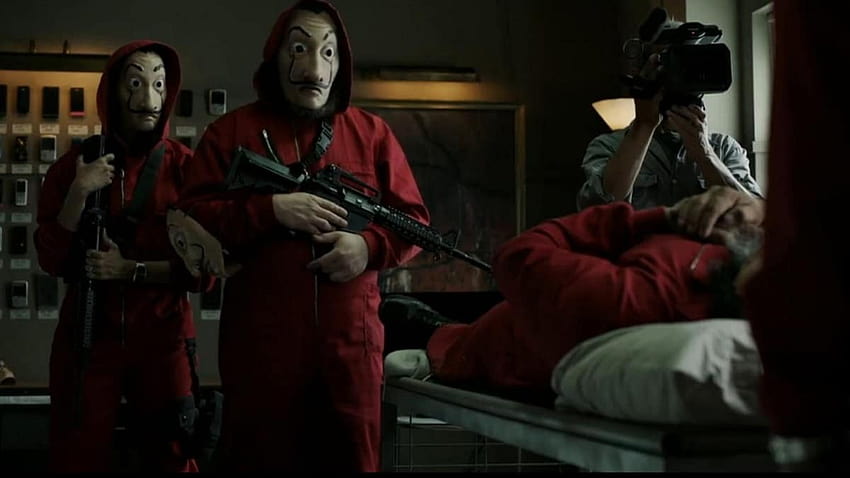 Money Heist シーズン 3: サルバドール・ダリのマスクと赤の意味は何ですか、私たちはレジスタンスです 高画質の壁紙