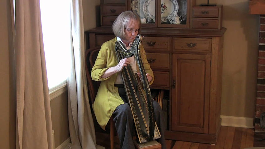 Nancy Hurrell, Irish Harp HD wallpaper
