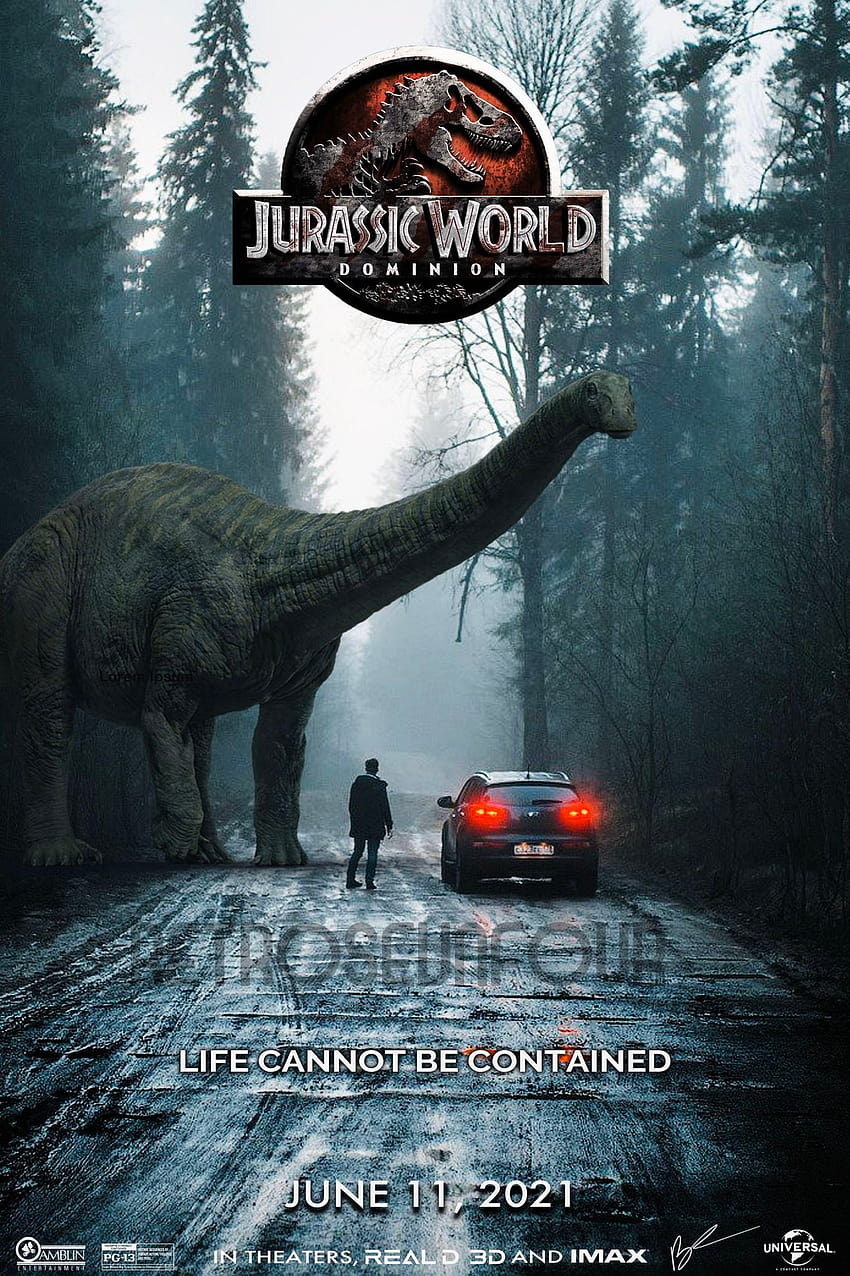 Jurassic World: Poster Film Dominion, dominasi dunia jurassic 2021 wallpaper ponsel HD