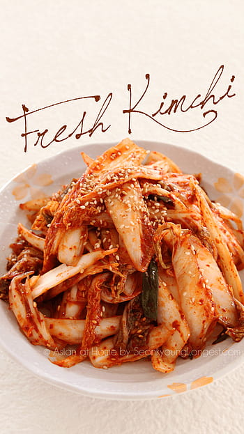 Korean Food, Cabbage Kimchi Hot and Spicy. Stock Image - Image of asia,  kimjang: 211732821