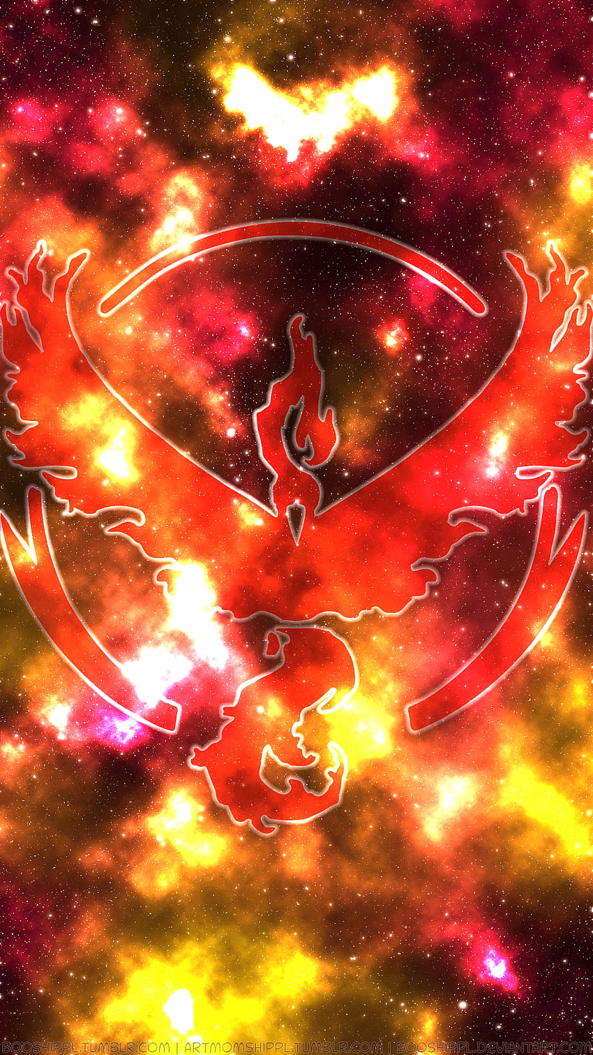 Wallpaper para celular em HD Pokémon Go Team Valor