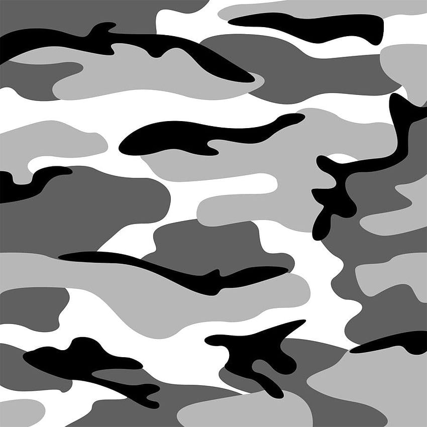 Winter Camo Mural By Andy K., camouflage gris Fond d'écran de téléphone HD