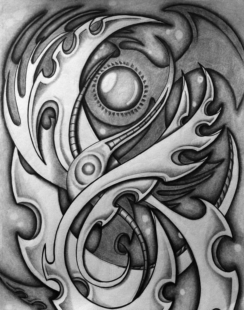 Skull biomechanical hand tattoo by CalebSlabzzzGraham on DeviantArt