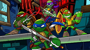 TMNT 2007 Movie Wallpaper - Leonardo 1, A screencap of a sc…