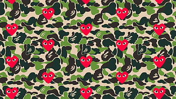 Comme des clearance garcons play wallpaper